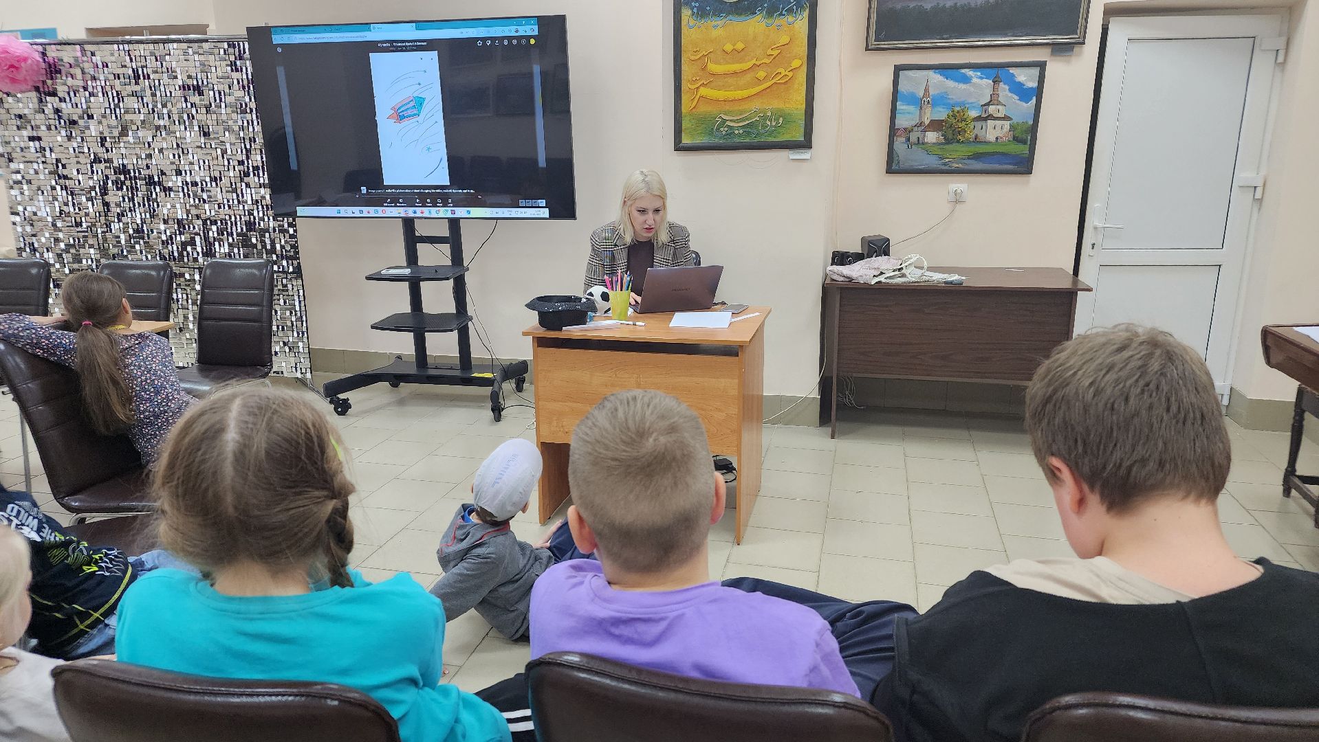 протвино, летняя площадка библиотеки, образование,