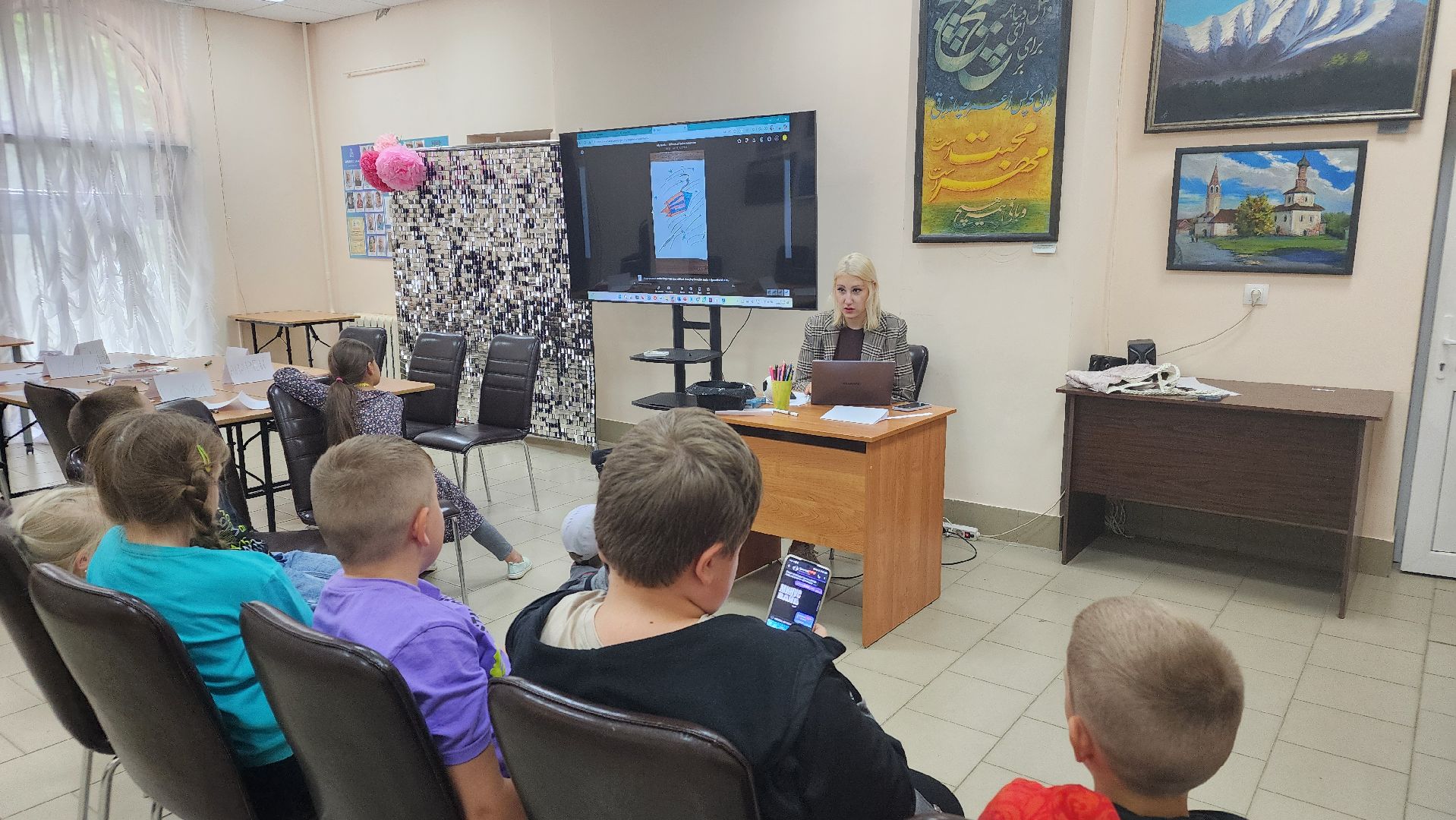 протвино, летняя площадка библиотеки, образование,