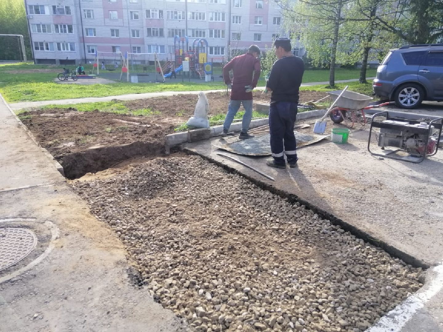 городской округ восход, благоуйстройство, строителсьтво, жкх,