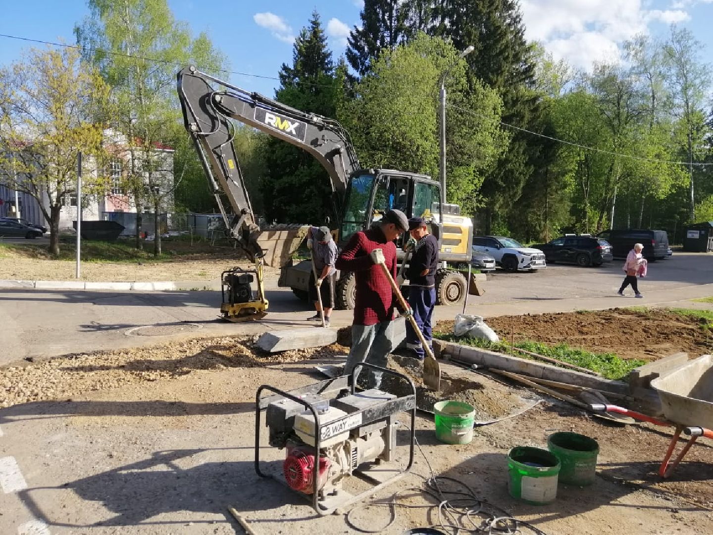 городской округ восход, благоуйстройство, строителсьтво, жкх,