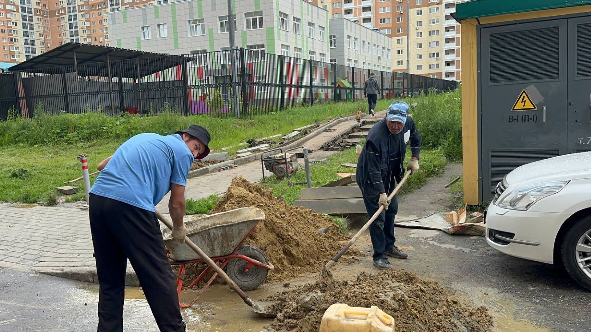 благоустройство, домодедово,