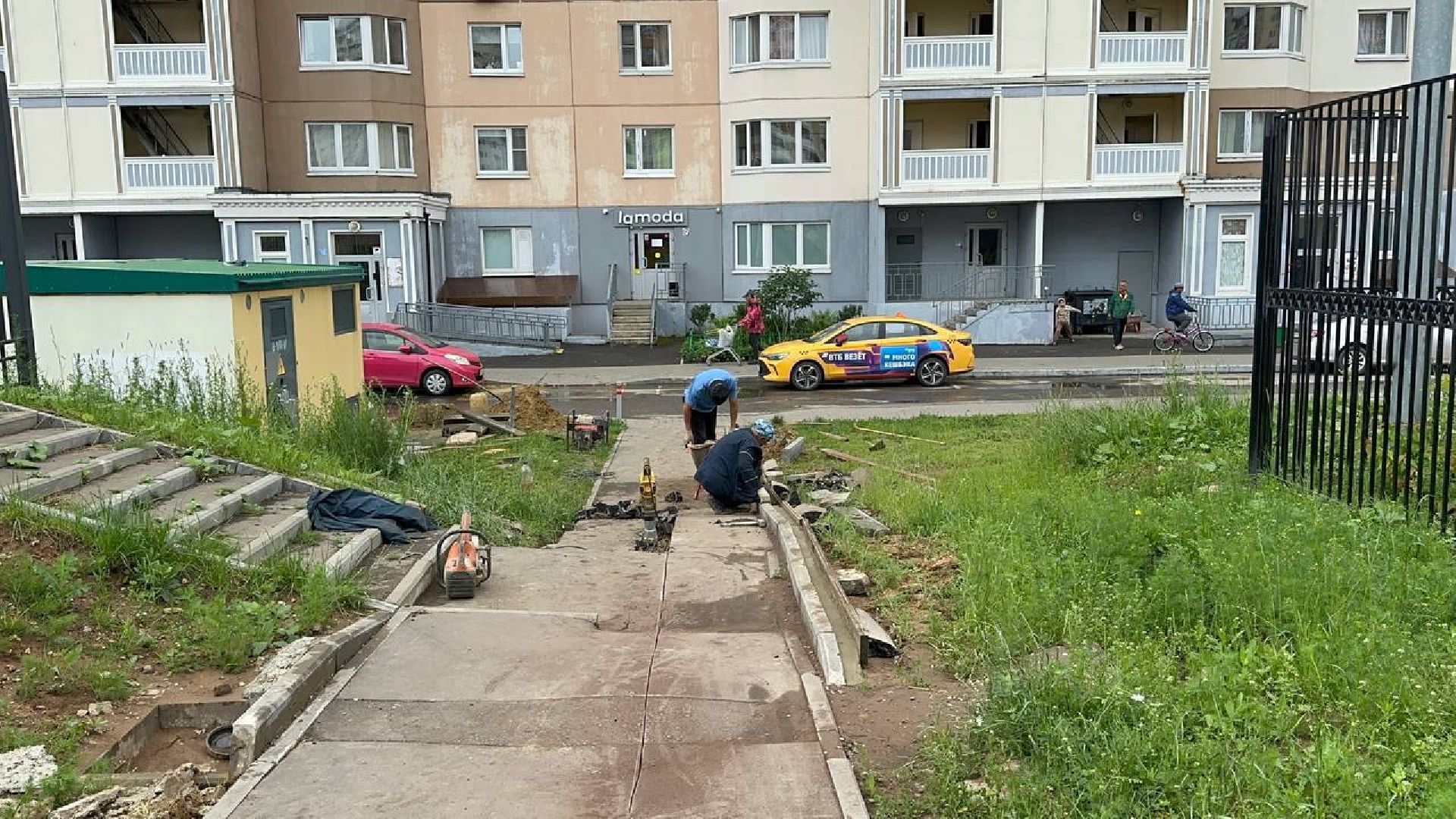 благоустройство, домодедово,