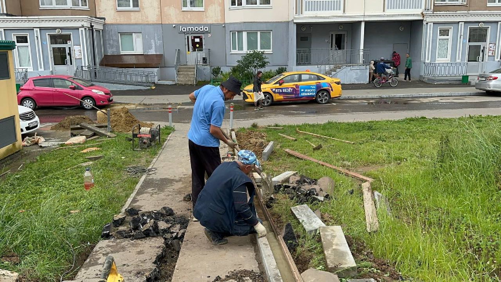 благоустройство, домодедово,