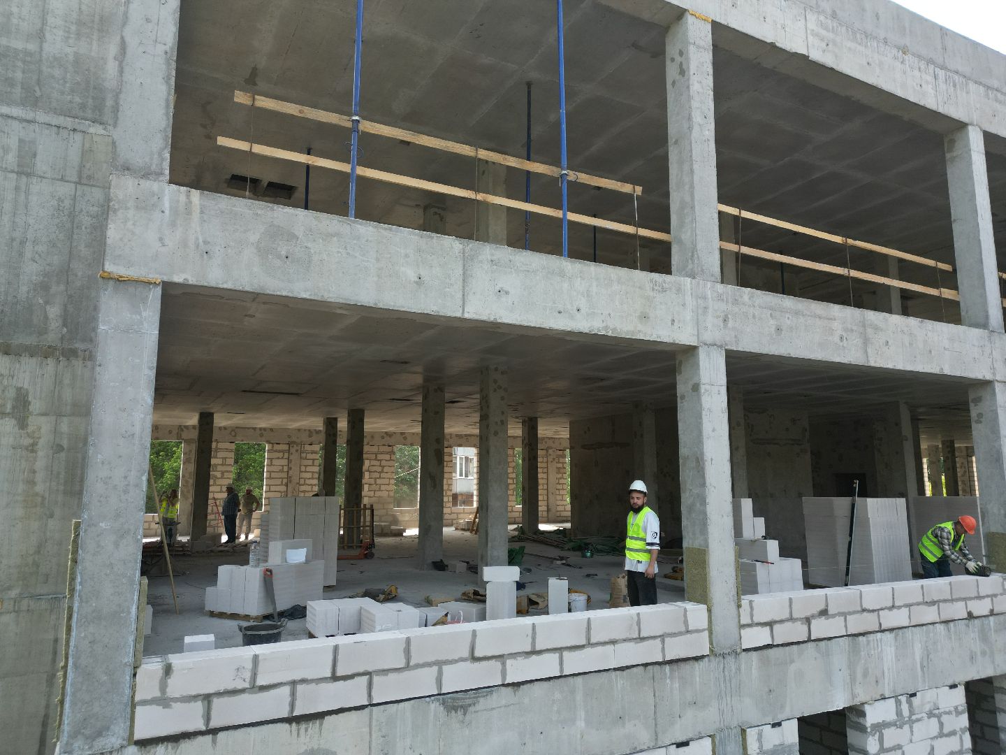 видео с коптера, детская поликлиника в пушкино, медицина в пушкино,