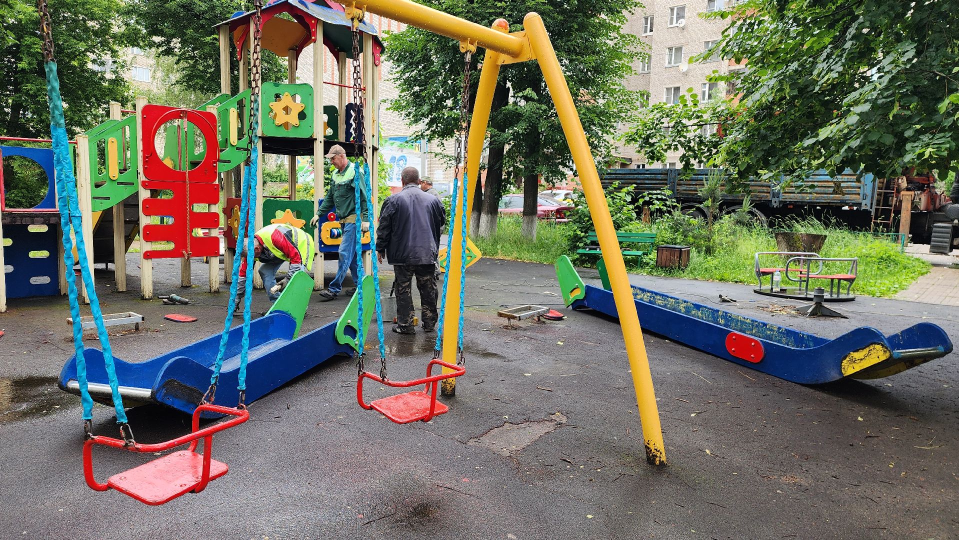 истра, благоустройство, детская игровая площадка,