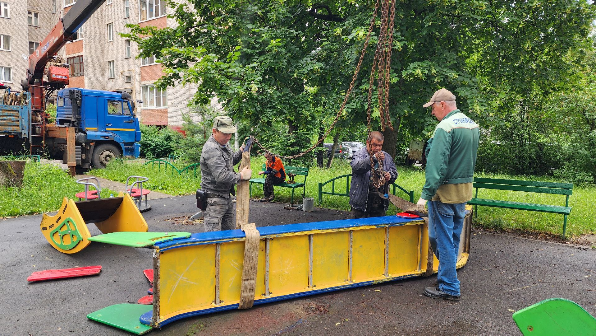 истра, благоустройство, детская игровая площадка,