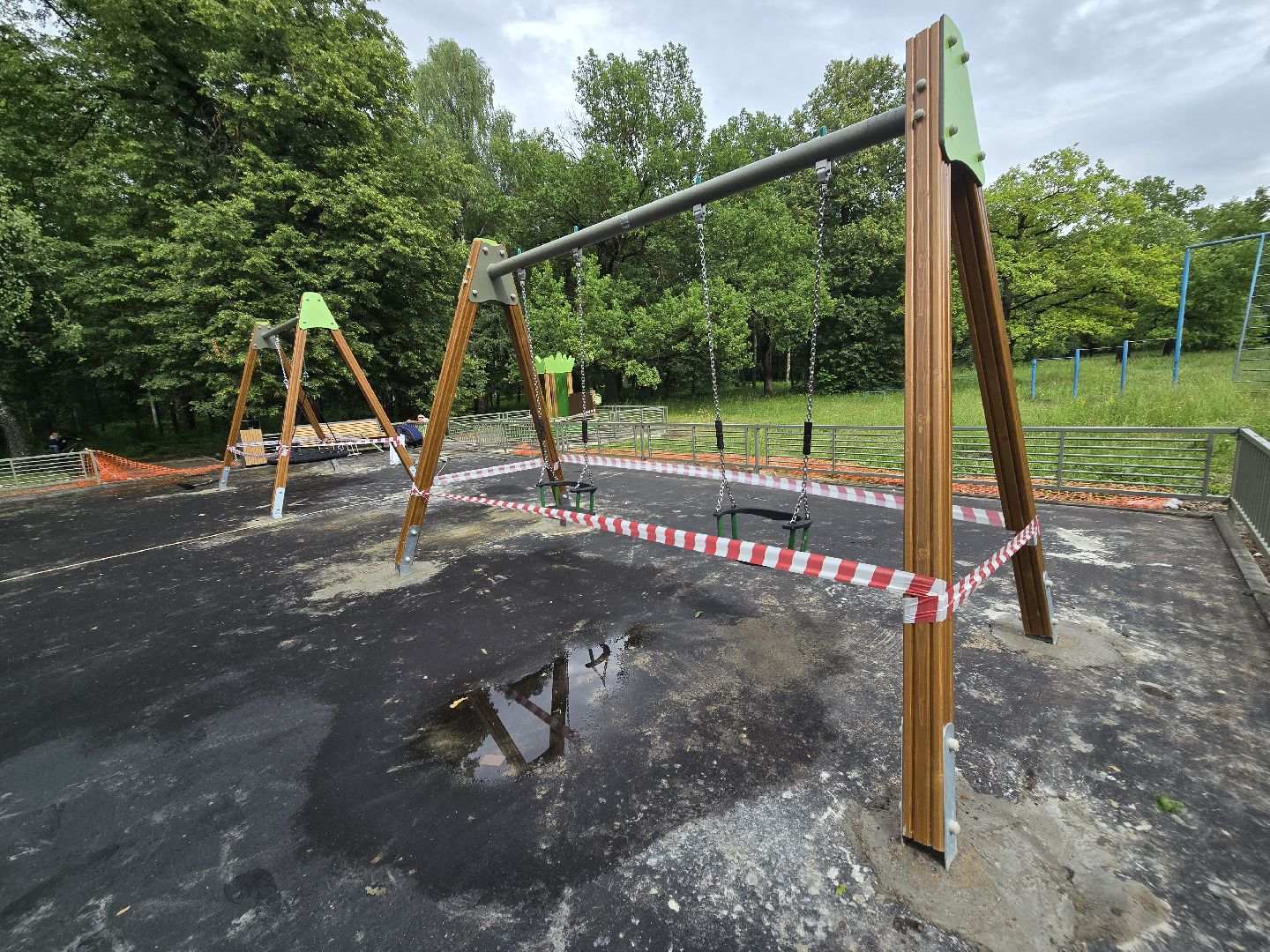 Коломна, губернаторская детская площадка, детский игровой комплекс,