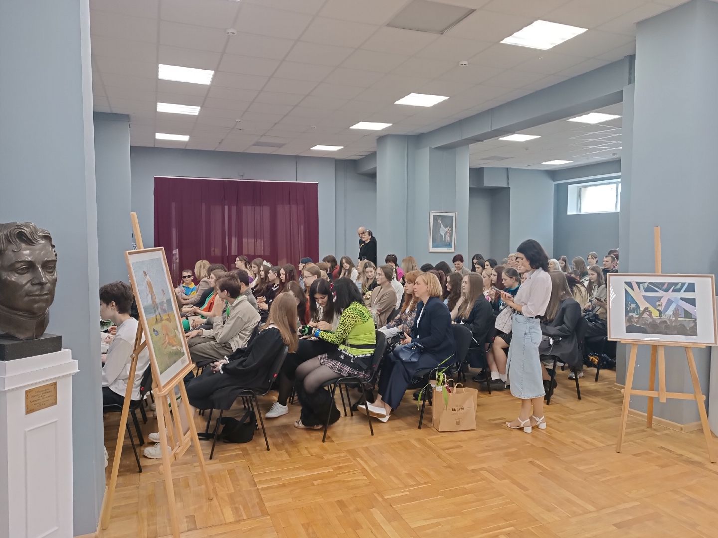 люберцы, вручение дипломов, детская художественная школа, выпускники,