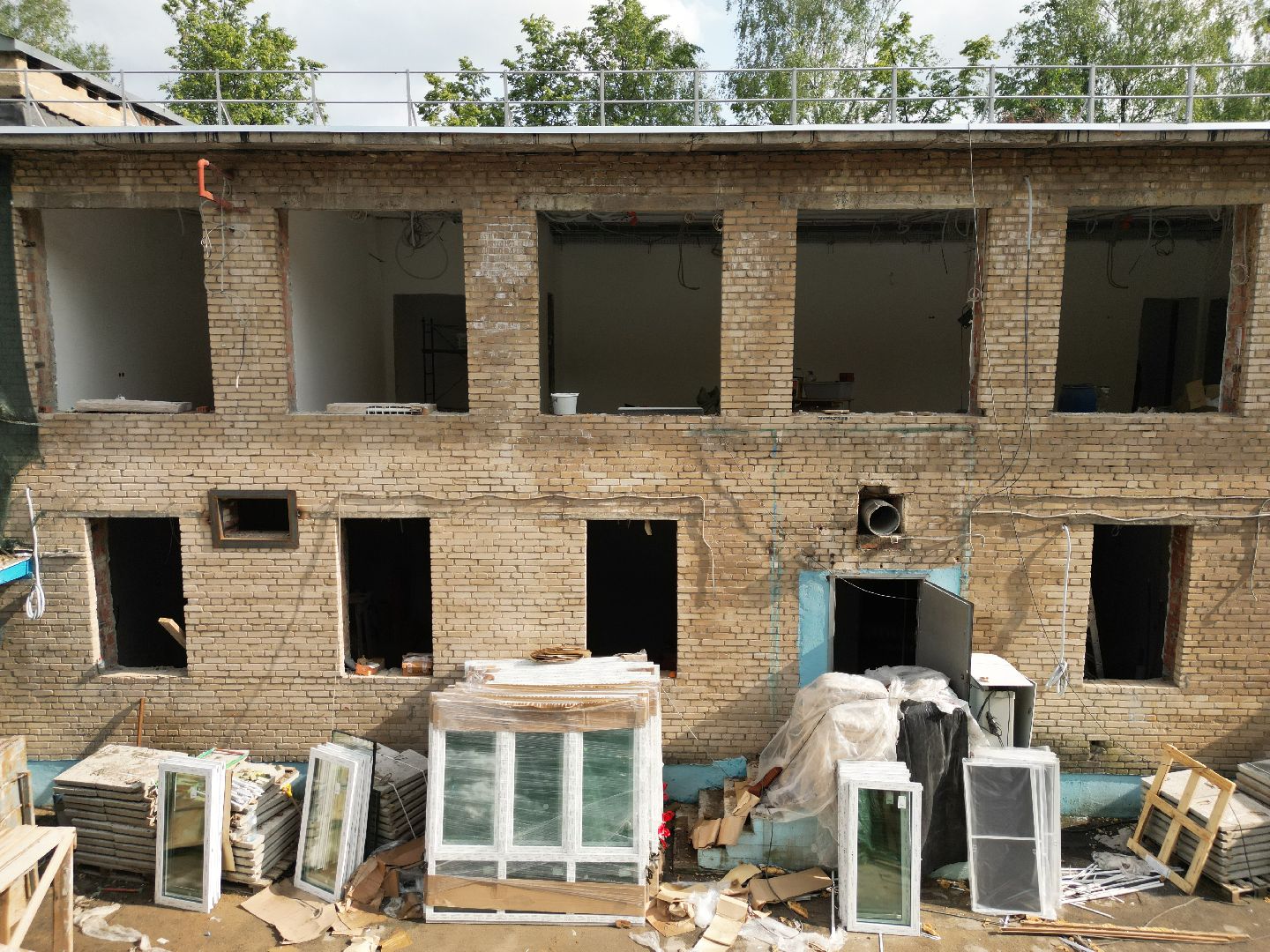 видео с коптера, детский сад Родничок, детский сад в долгопрудном,