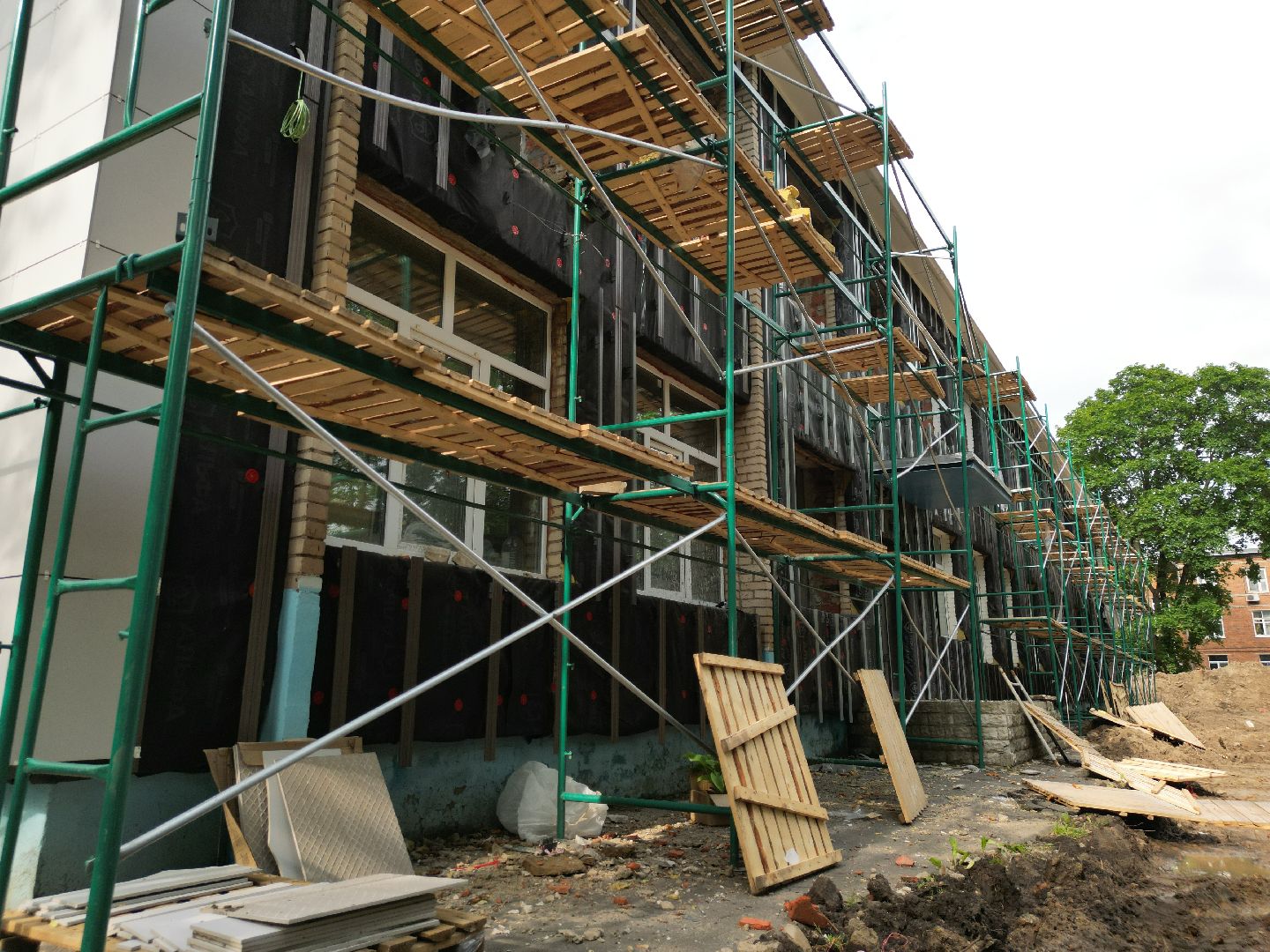 видео с коптера, детский сад Родничок, детский сад в долгопрудном,