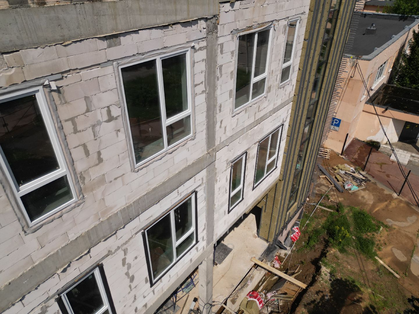 видео с коптера, пристройка к гимназии 13, гимназия 13 в долгопрудном,