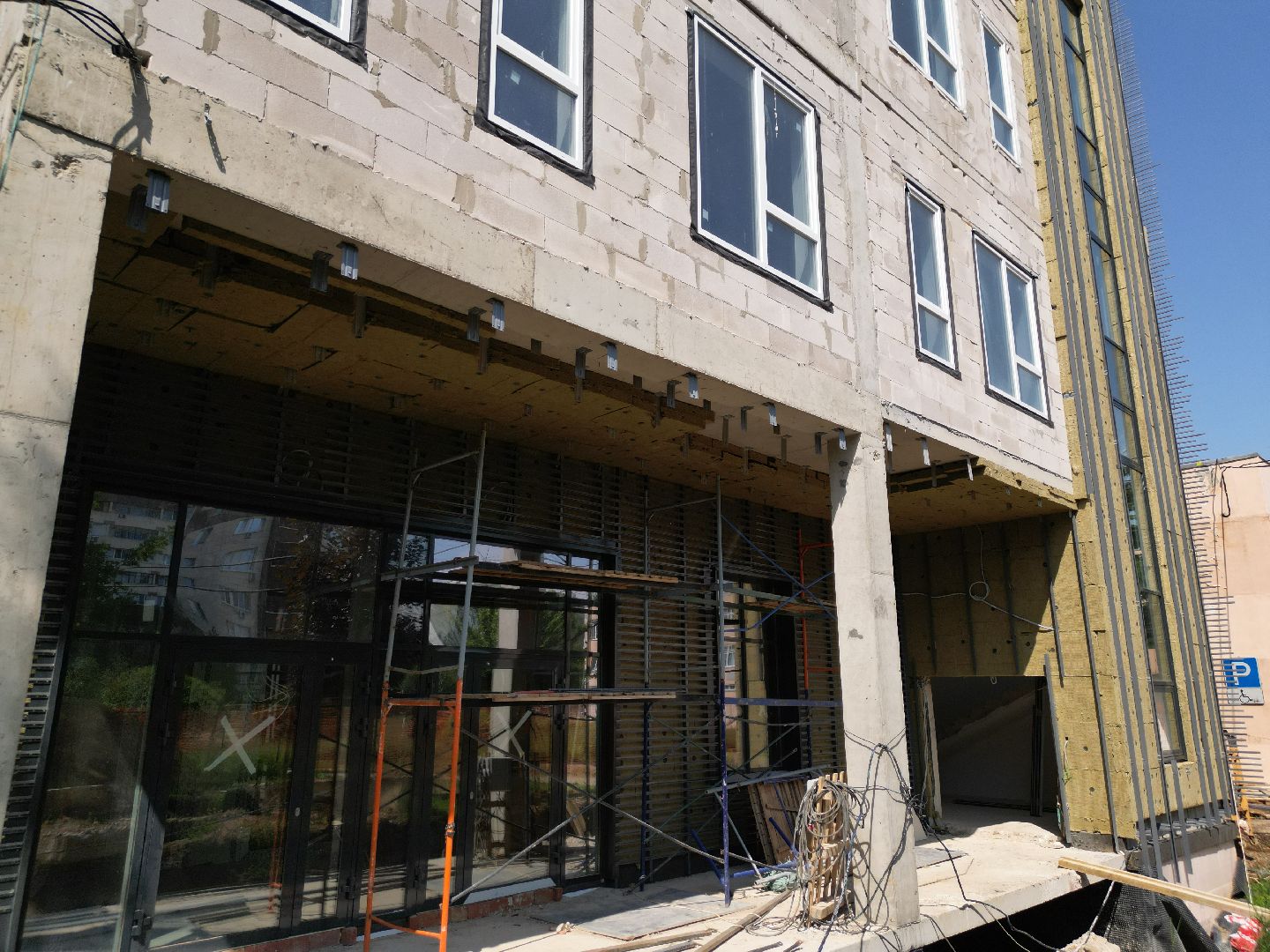 видео с коптера, пристройка к гимназии 13, гимназия 13 в долгопрудном,