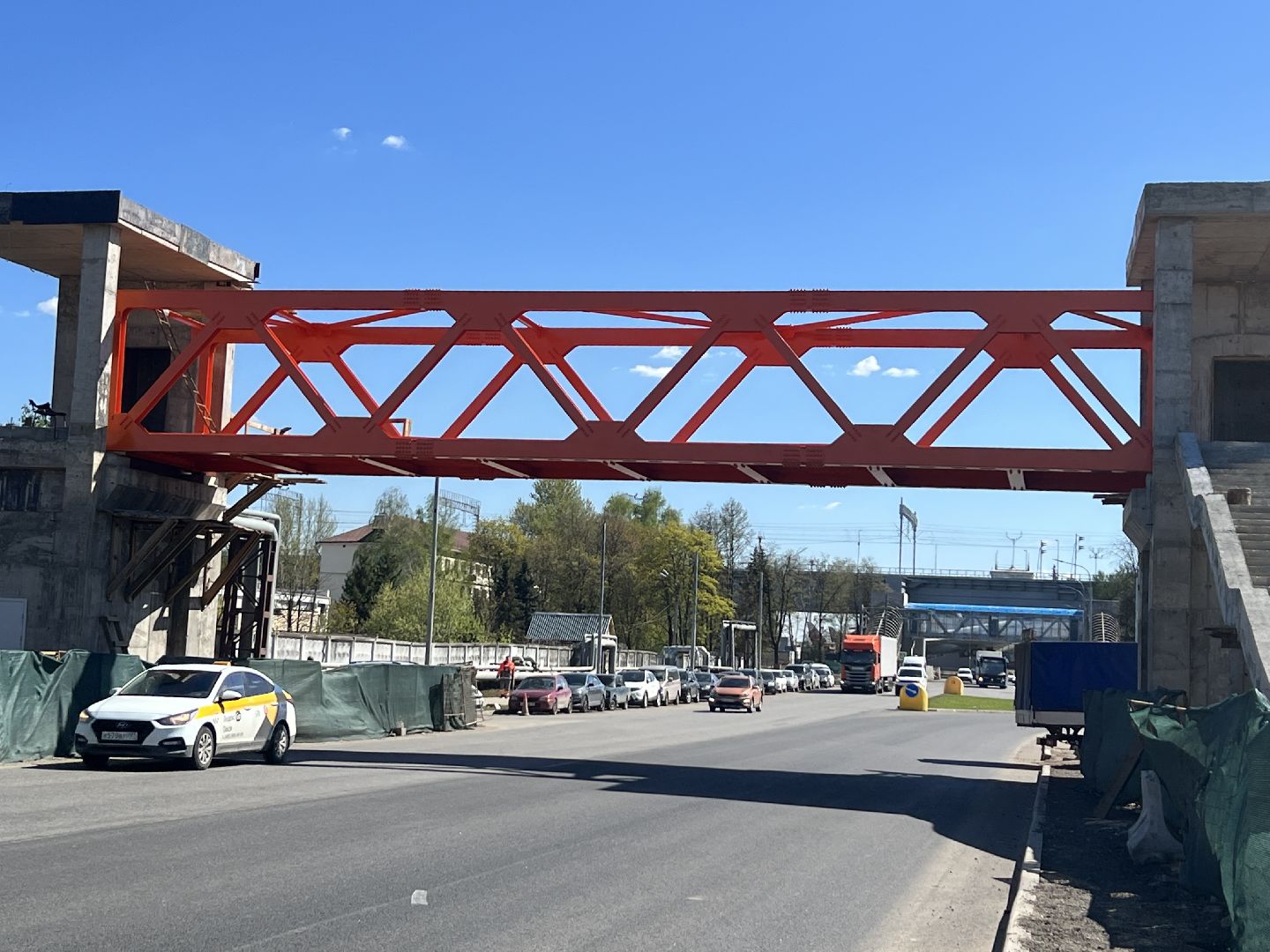 Химки, Шереметьево, надземный переход, реконструкция кольцевой развязки