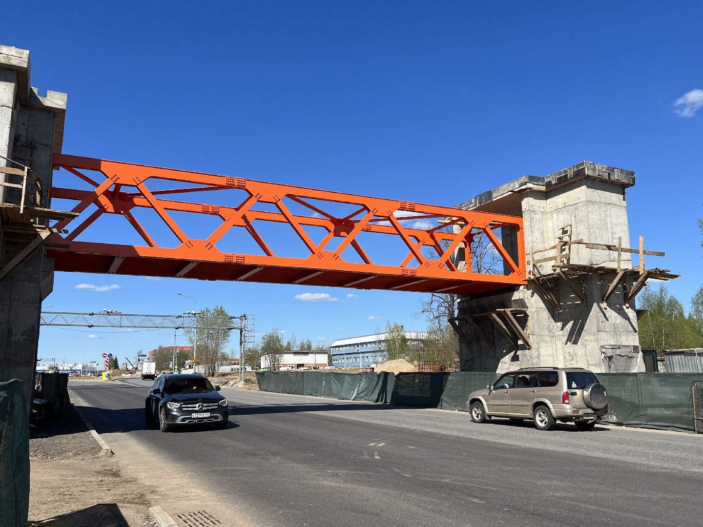 Химки, Шереметьево, надземный переход, реконструкция кольцевой развязки