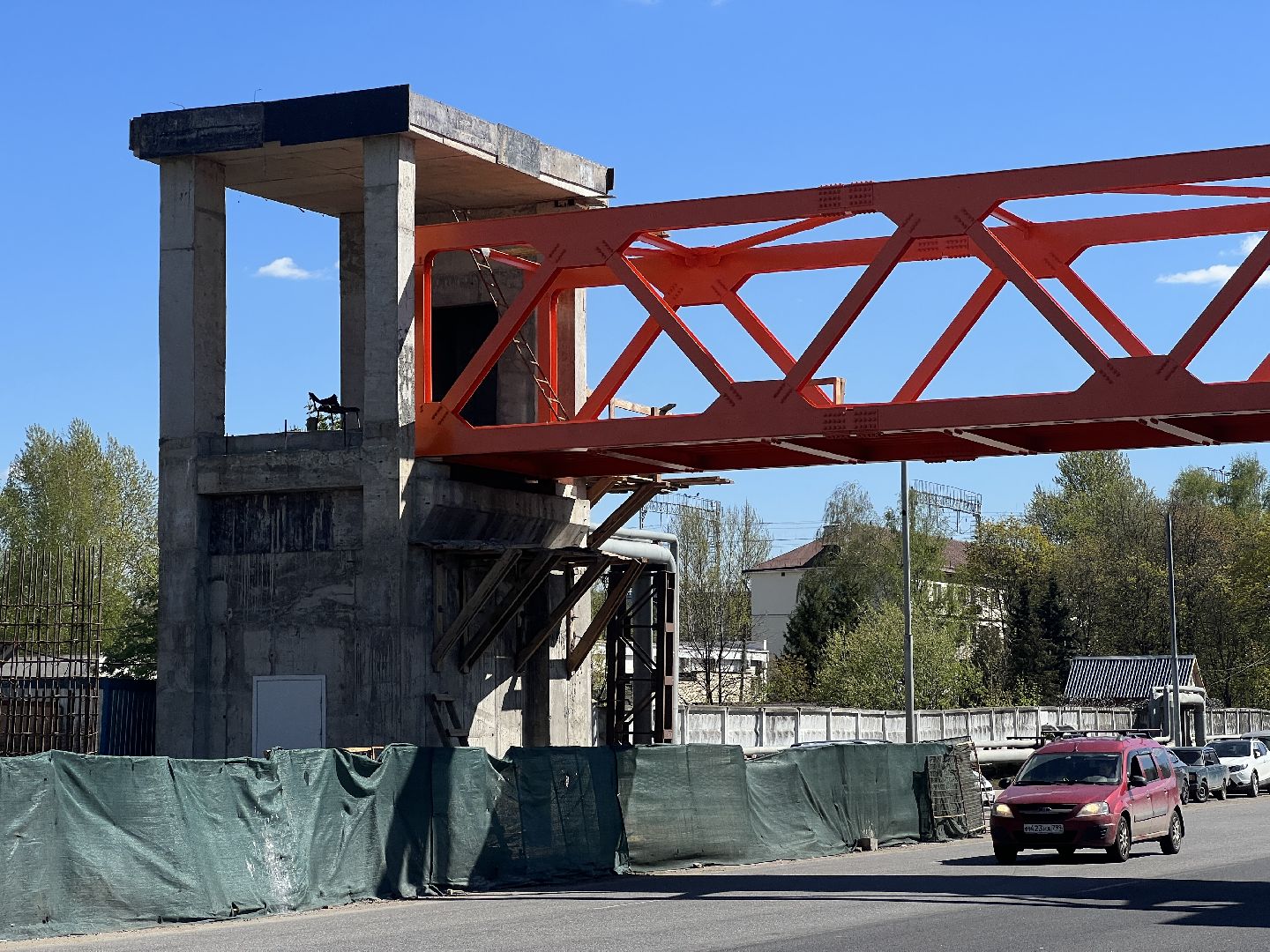Химки, Шереметьево, надземный переход, реконструкция кольцевой развязки