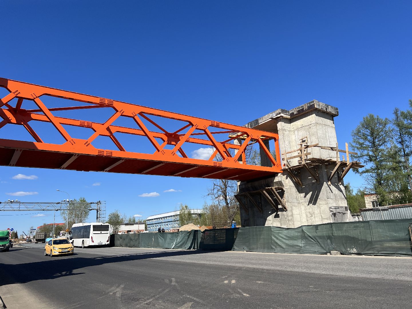 Химки, Шереметьево, надземный переход, реконструкция кольцевой развязки