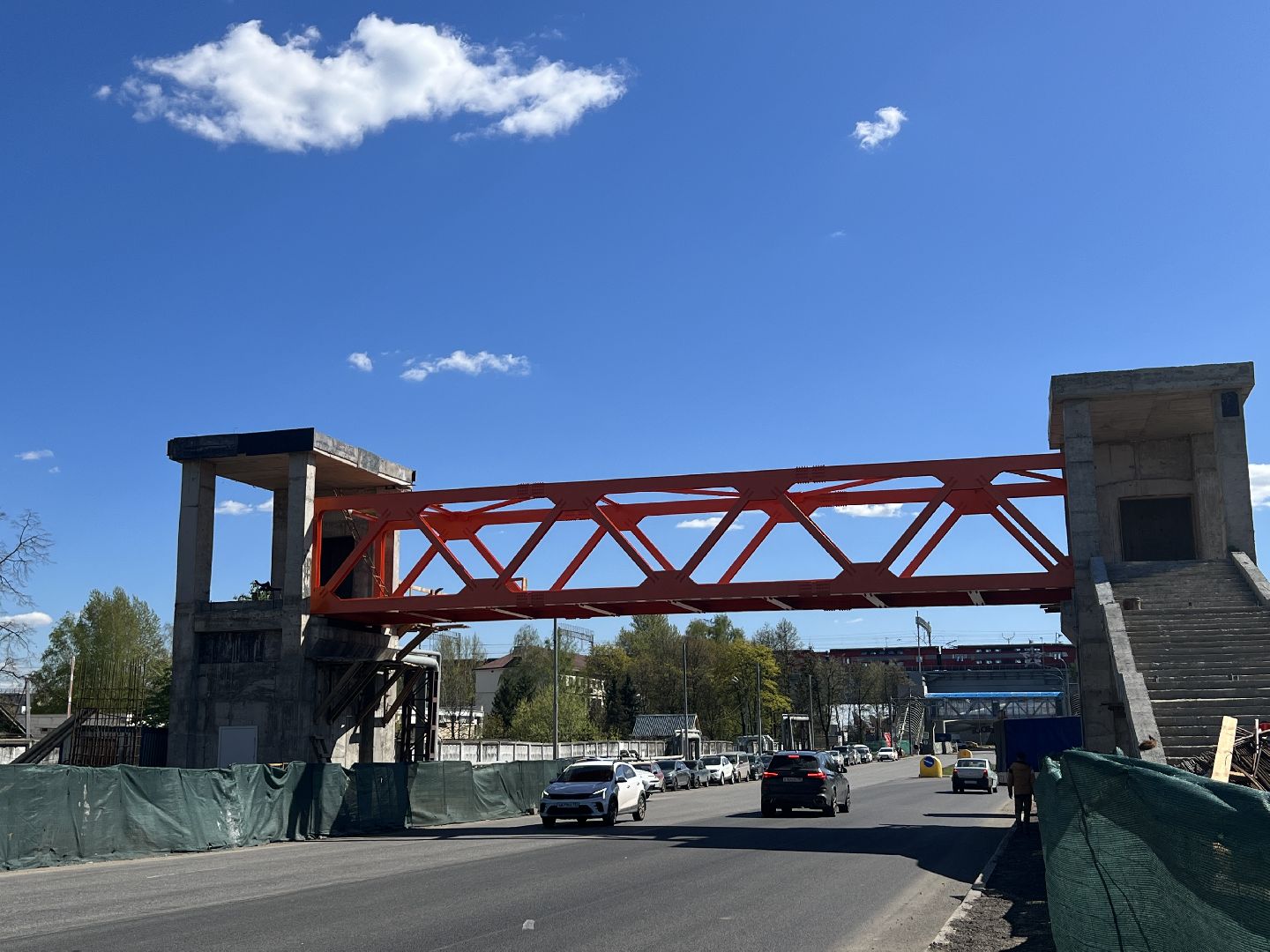 Химки, Шереметьево, надземный переход, реконструкция кольцевой развязки