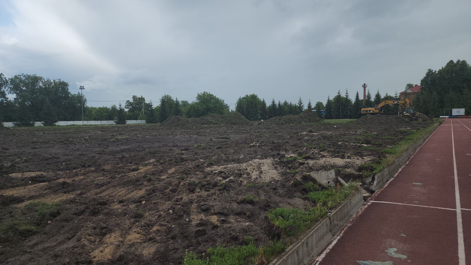 Зарайск, Стадион в Зарайске,  Строительство,