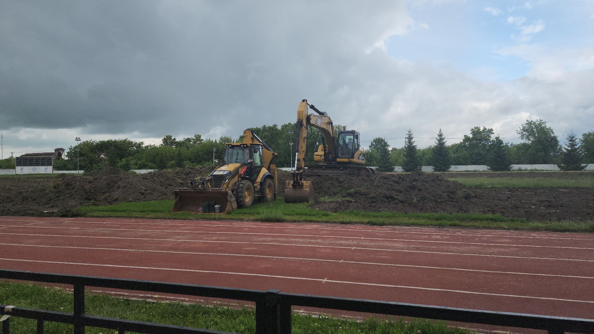 Зарайск, Стадион в Зарайске,  Строительство,