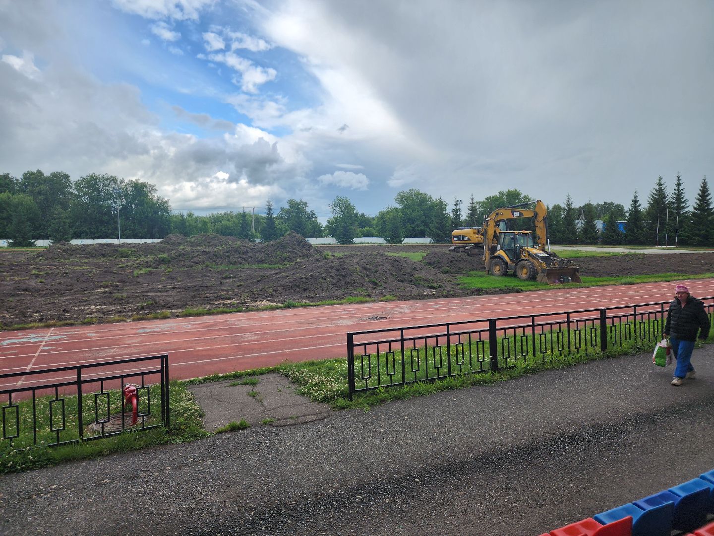 Зарайск, Стадион в Зарайске,  Строительство,