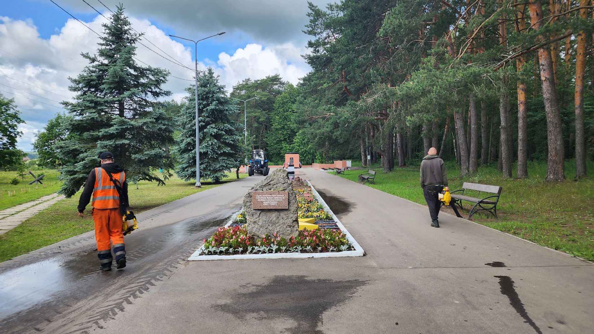 подготовка ко дню памяти и скорби, протвинский рубеж обороны, комбинат благоустройства,
