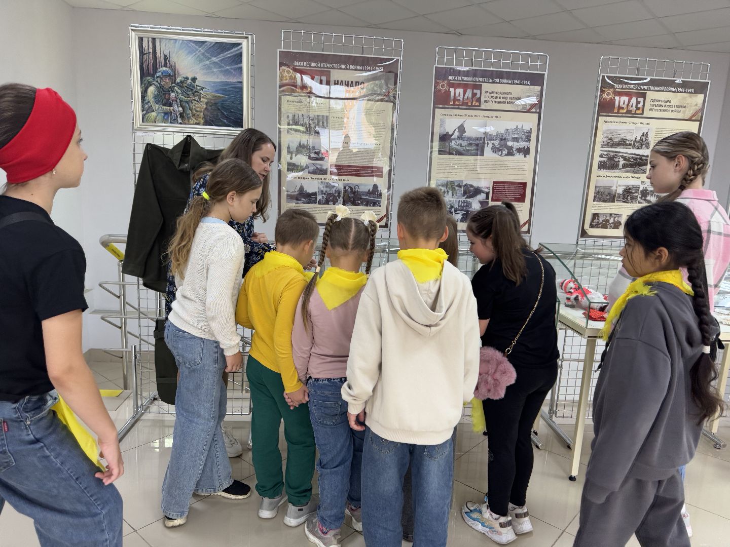 шаховская, дети, день памяти и скорби, музейный урок,