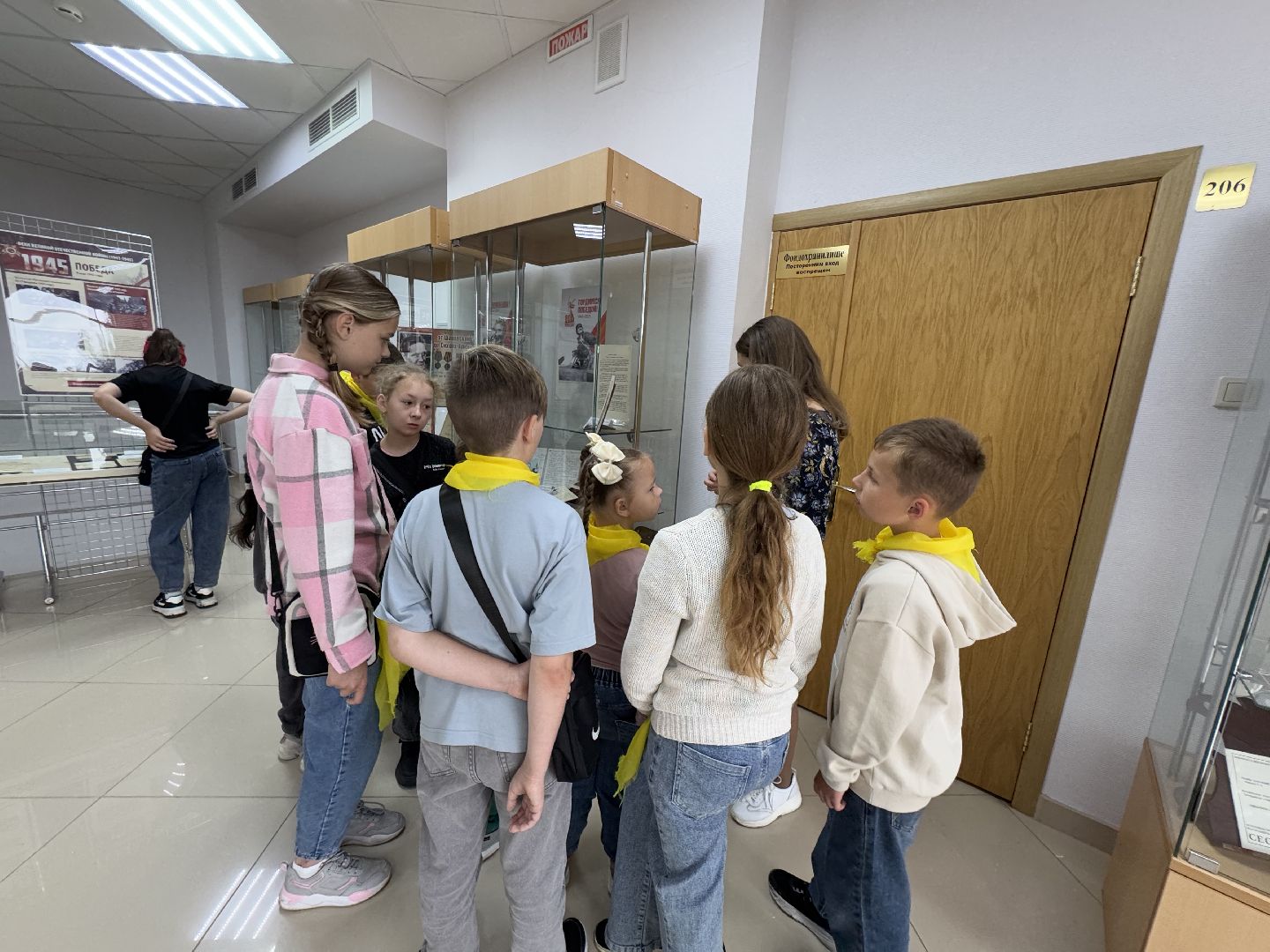 шаховская, дети, день памяти и скорби, музейный урок,