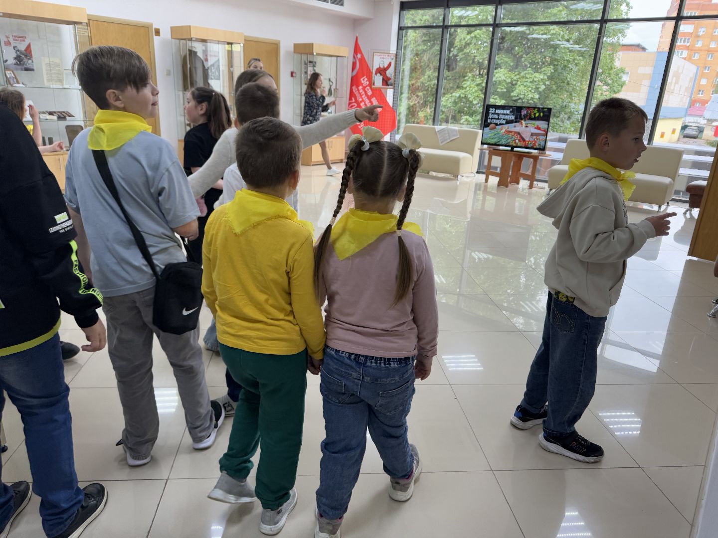 шаховская, дети, день памяти и скорби, музейный урок,