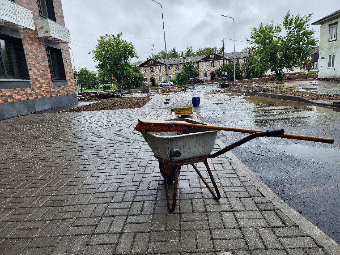 строительство домов для переселенцев, переселение из аварийного жилья, благоустройство, старая купавна, богородский городской округ,