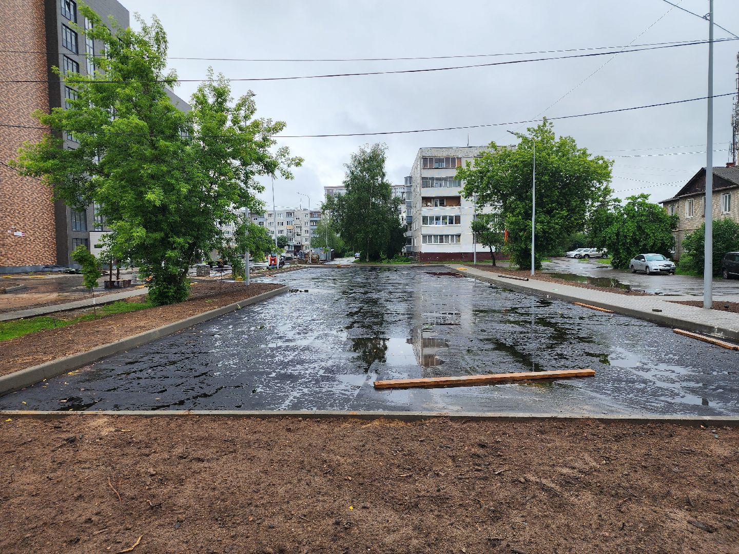 строительство домов для переселенцев, переселение из аварийного жилья, благоустройство, старая купавна, богородский городской округ,