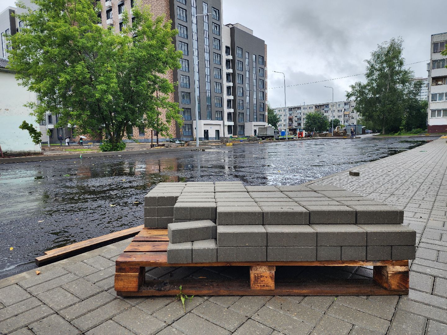 строительство домов для переселенцев, переселение из аварийного жилья, благоустройство, старая купавна, богородский городской округ,