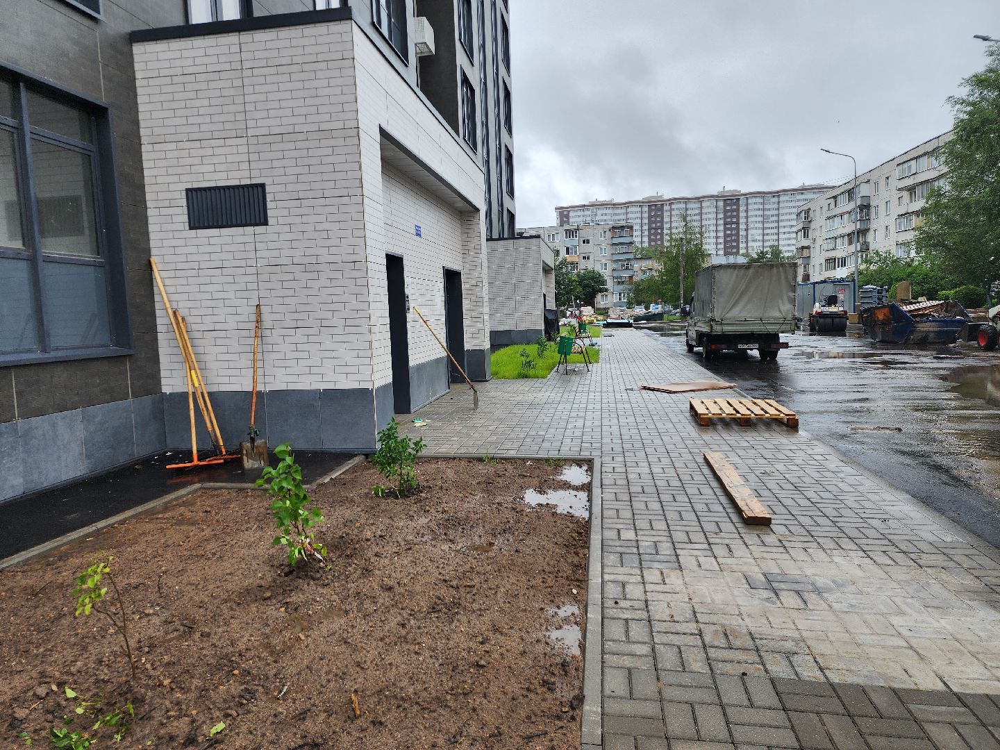 строительство домов для переселенцев, переселение из аварийного жилья, благоустройство, старая купавна, богородский городской округ,