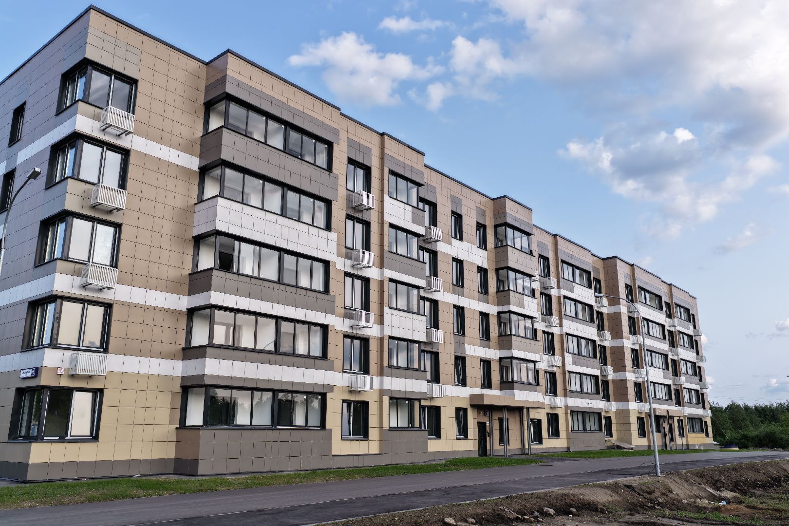 видео с коптера, переселение из аварийного жилья, дом для переселенцев в шатуре,