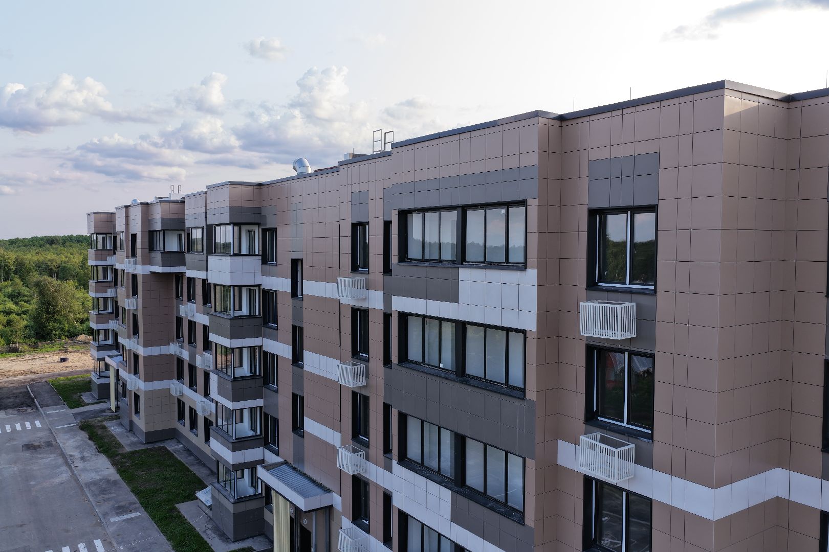 видео с коптера, переселение из аварийного жилья, дом для переселенцев в шатуре,