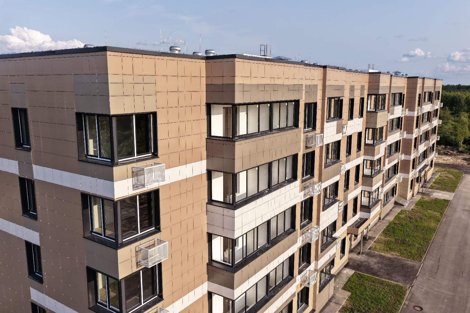 видео с коптера, переселение из аварийного жилья, дом для переселенцев в шатуре,