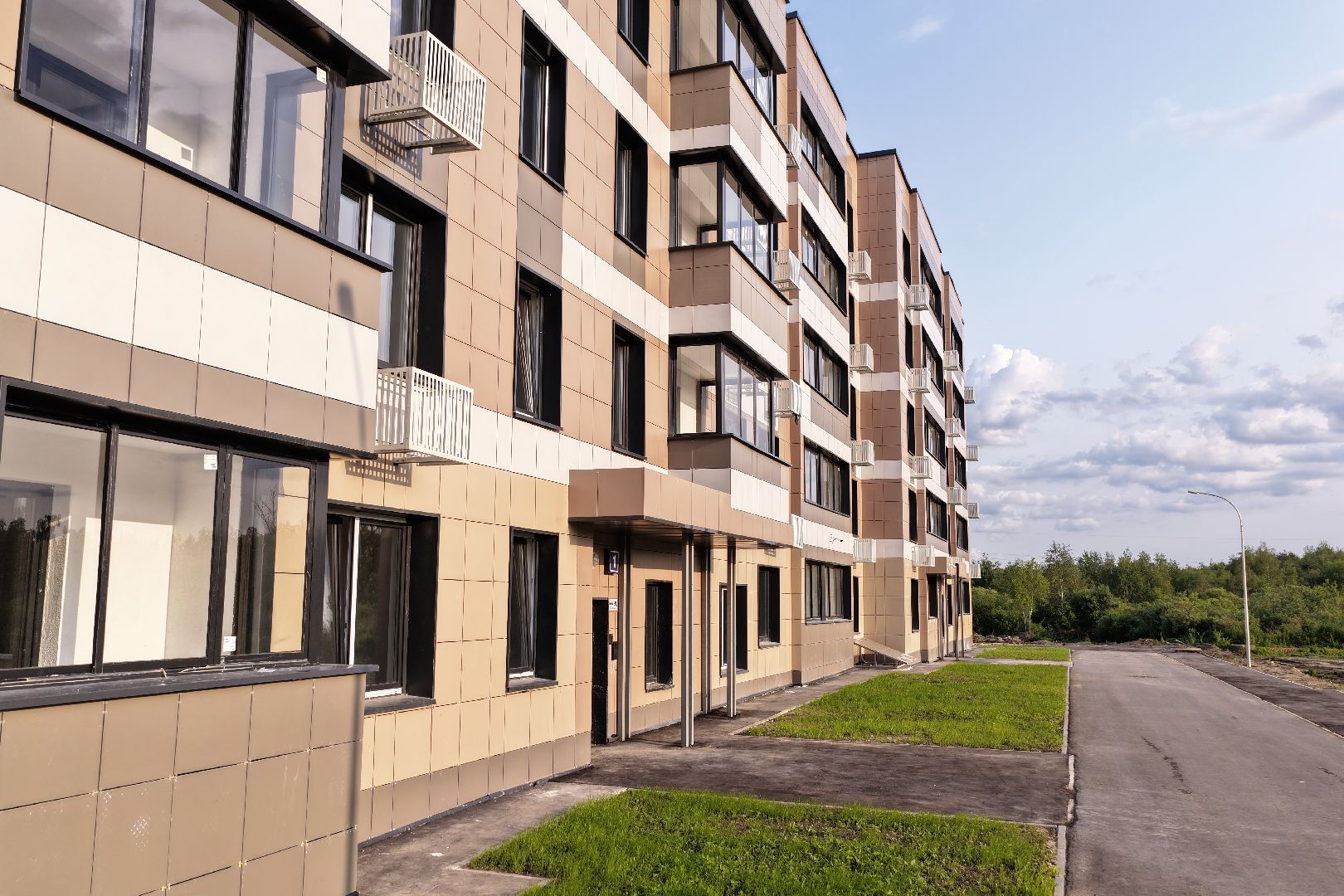 видео с коптера, переселение из аварийного жилья, дом для переселенцев в шатуре,