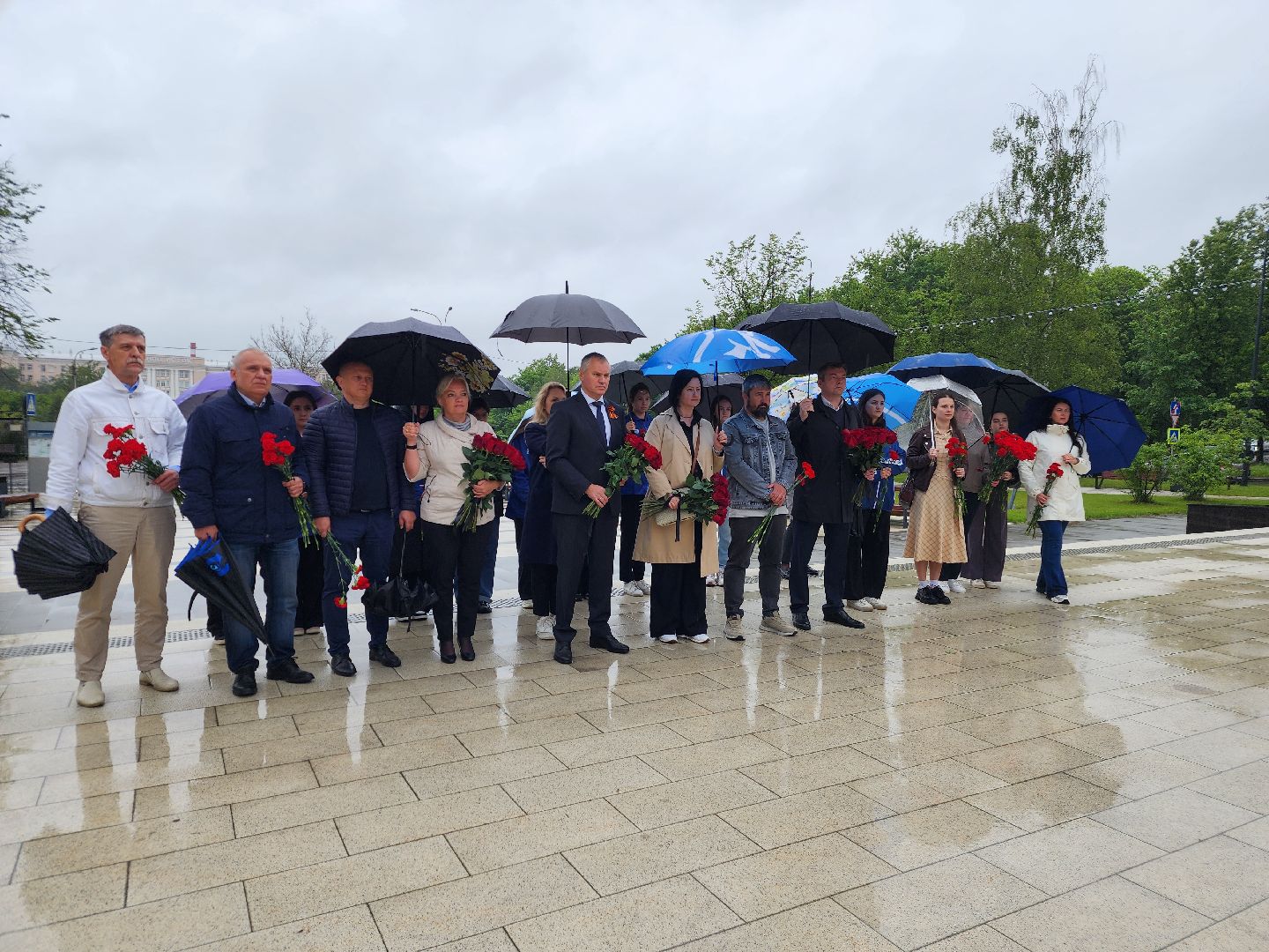 фрязино, день памяти и скорби, возложение цветов, митинг памяти,