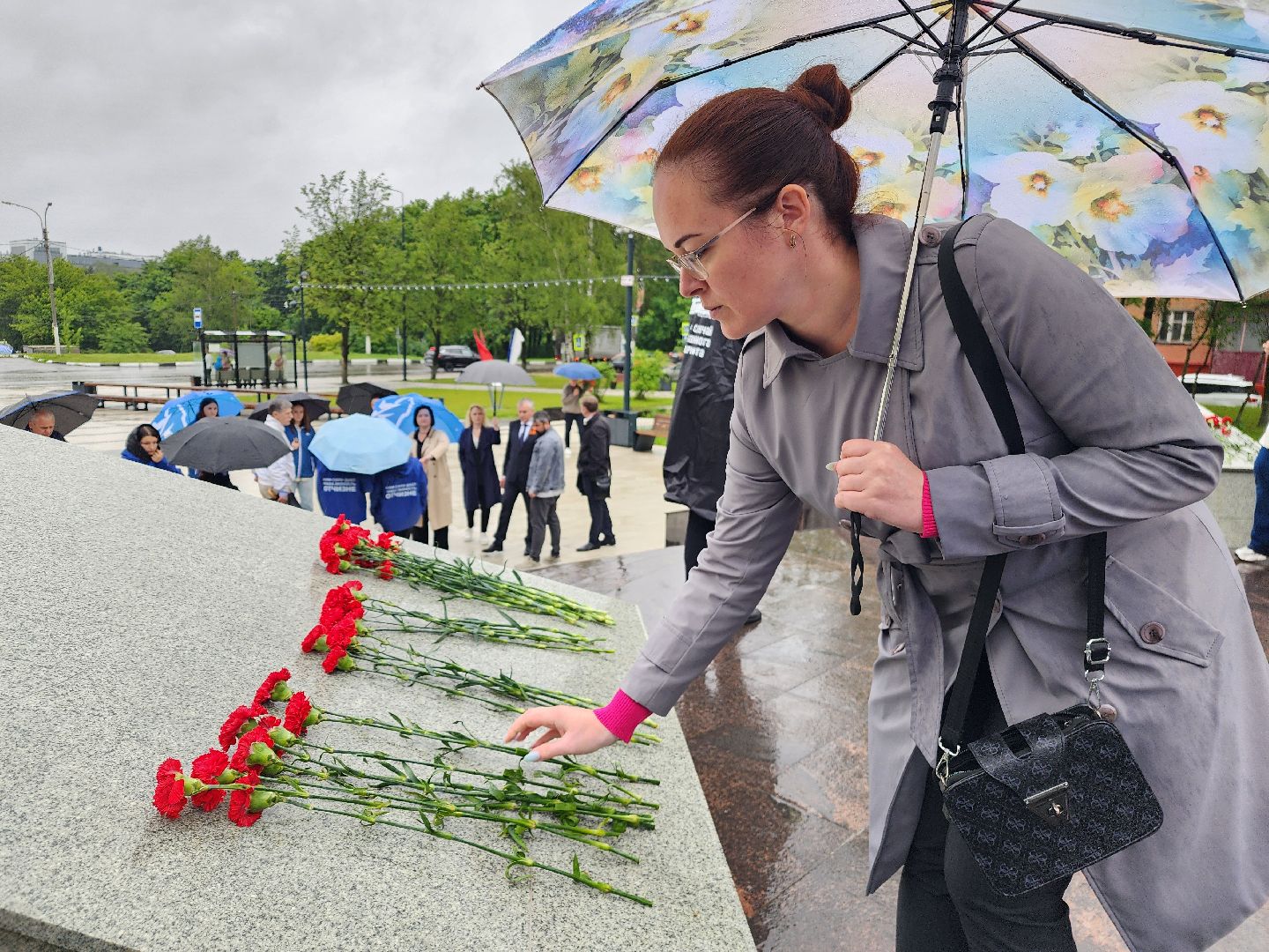 фрязино, день памяти и скорби, возложение цветов, митинг памяти,