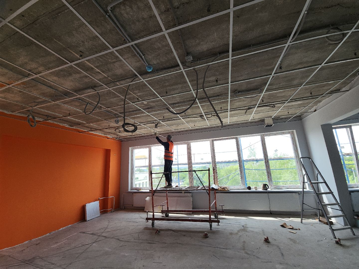 серпухов, подмосковье, капремонт школы,