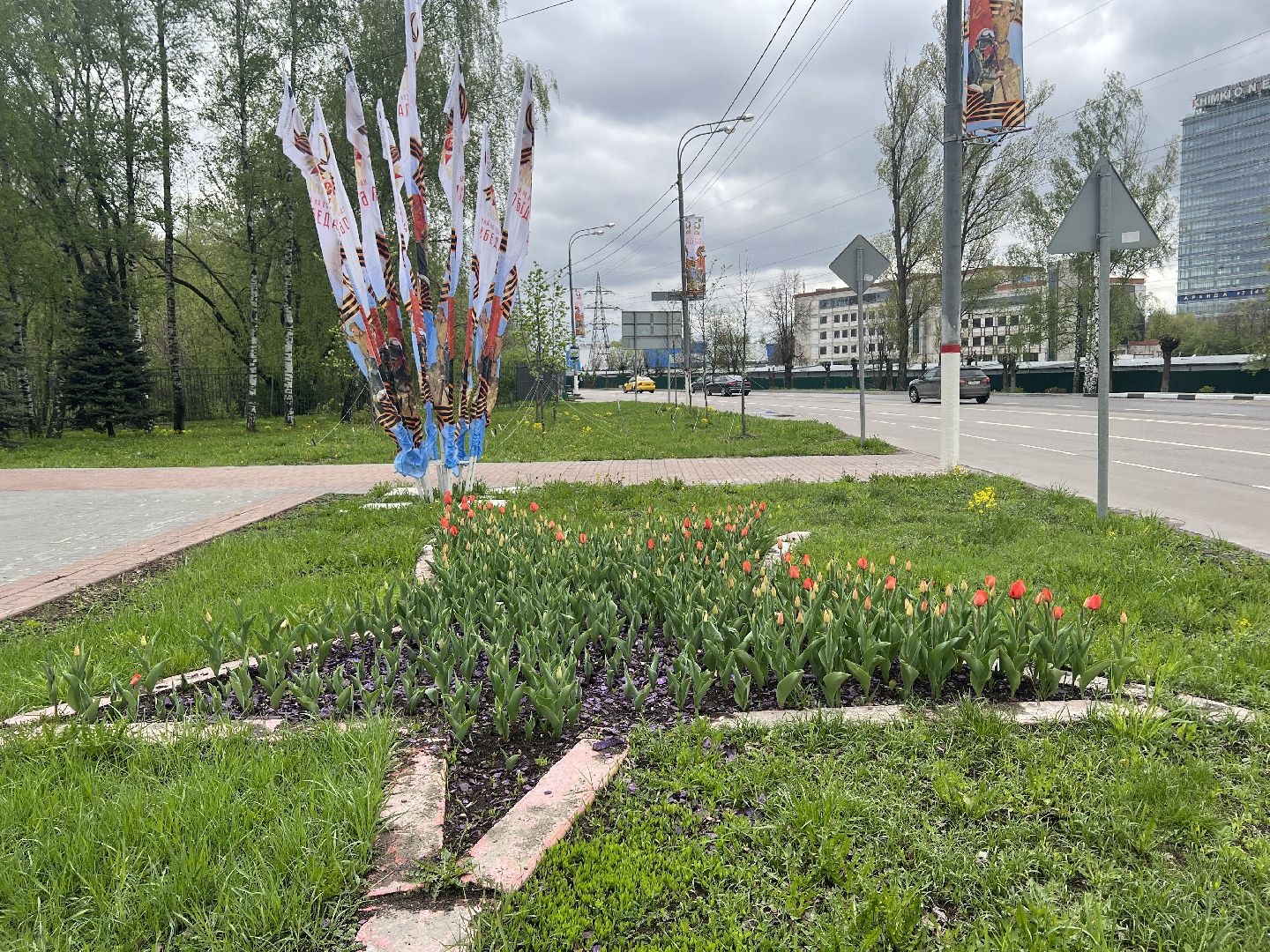 Химки, монумент, парк Дубки, ЛА-7, памятник, 9 мая, благоустройство, День Победы