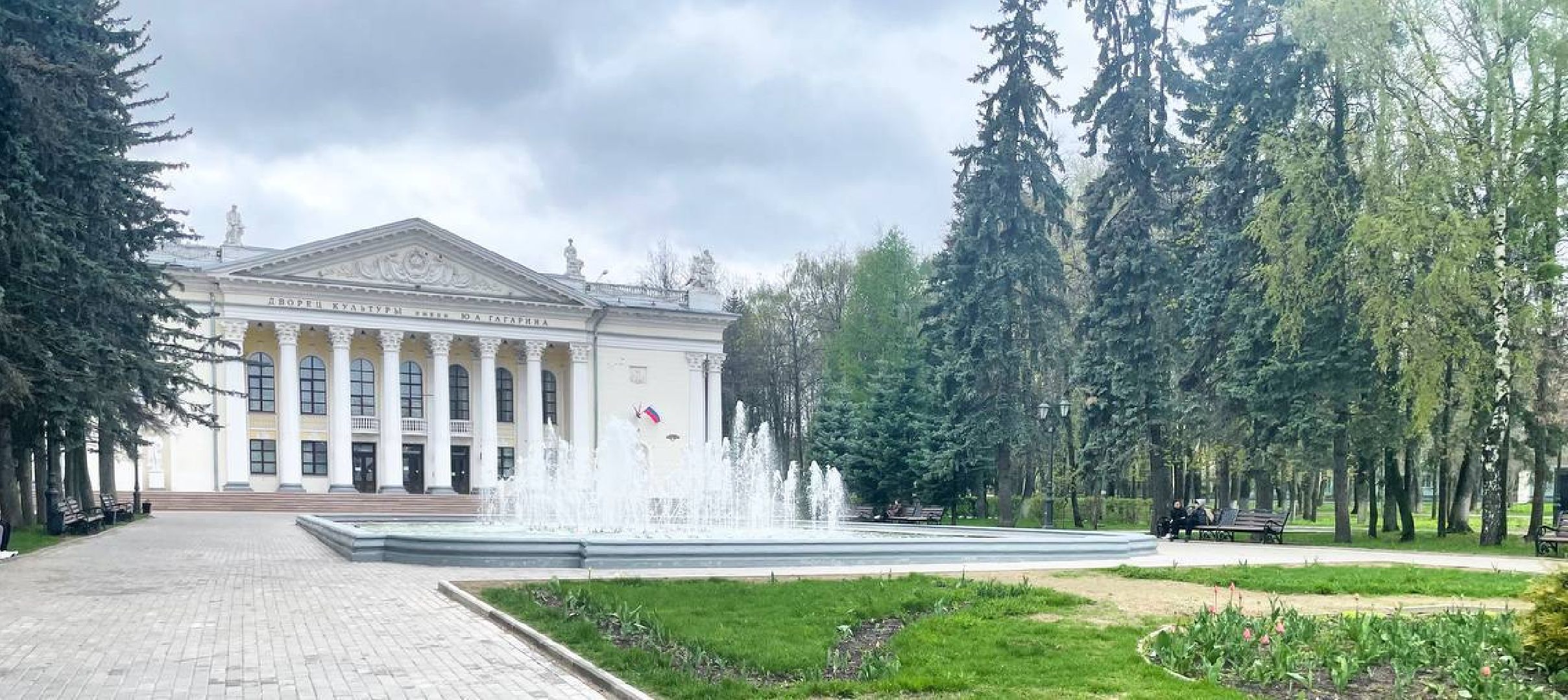 Сергиево-Посадский городской округ, Сергиев Посад, Фонтаны, Благоустройство, Весна