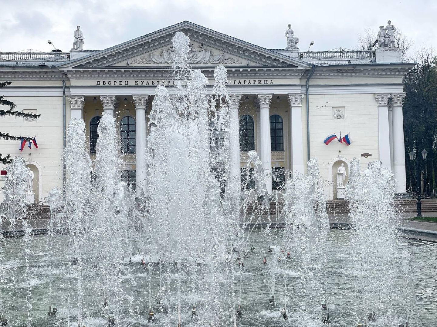 Сергиево-Посадский городской округ, Сергиев Посад, Фонтаны, Благоустройство, Весна