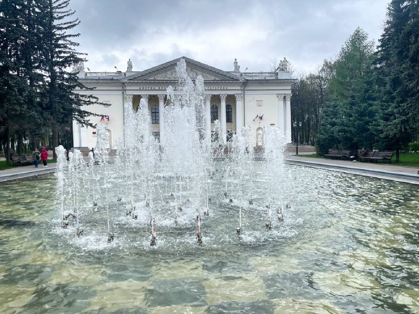Сергиево-Посадский городской округ, Сергиев Посад, Фонтаны, Благоустройство, Весна