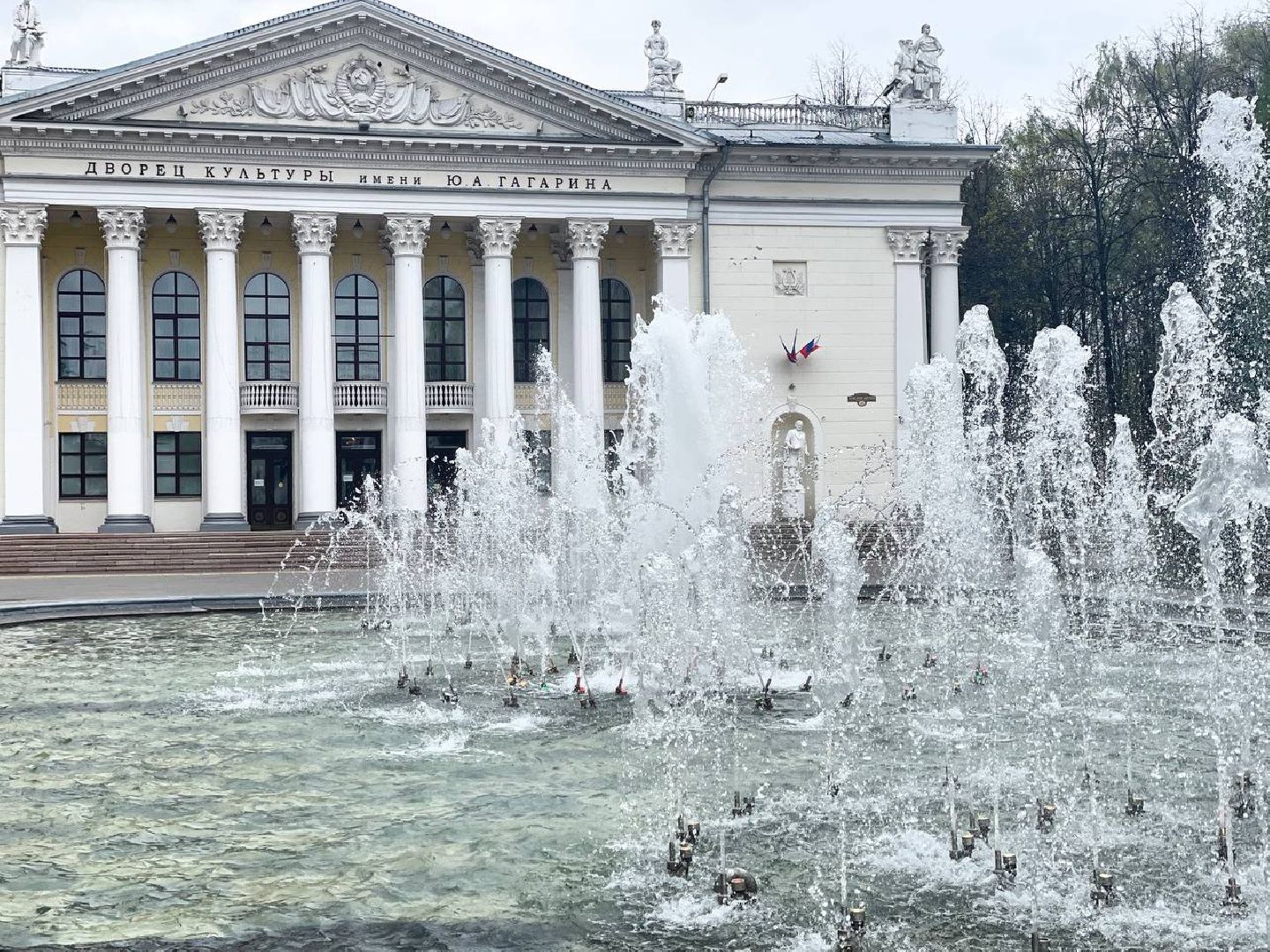 Сергиево-Посадский городской округ, Сергиев Посад, Фонтаны, Благоустройство, Весна