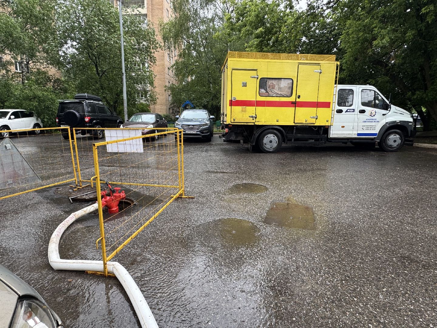 промывка труб хвс, балашиха, микрорайон кучино,