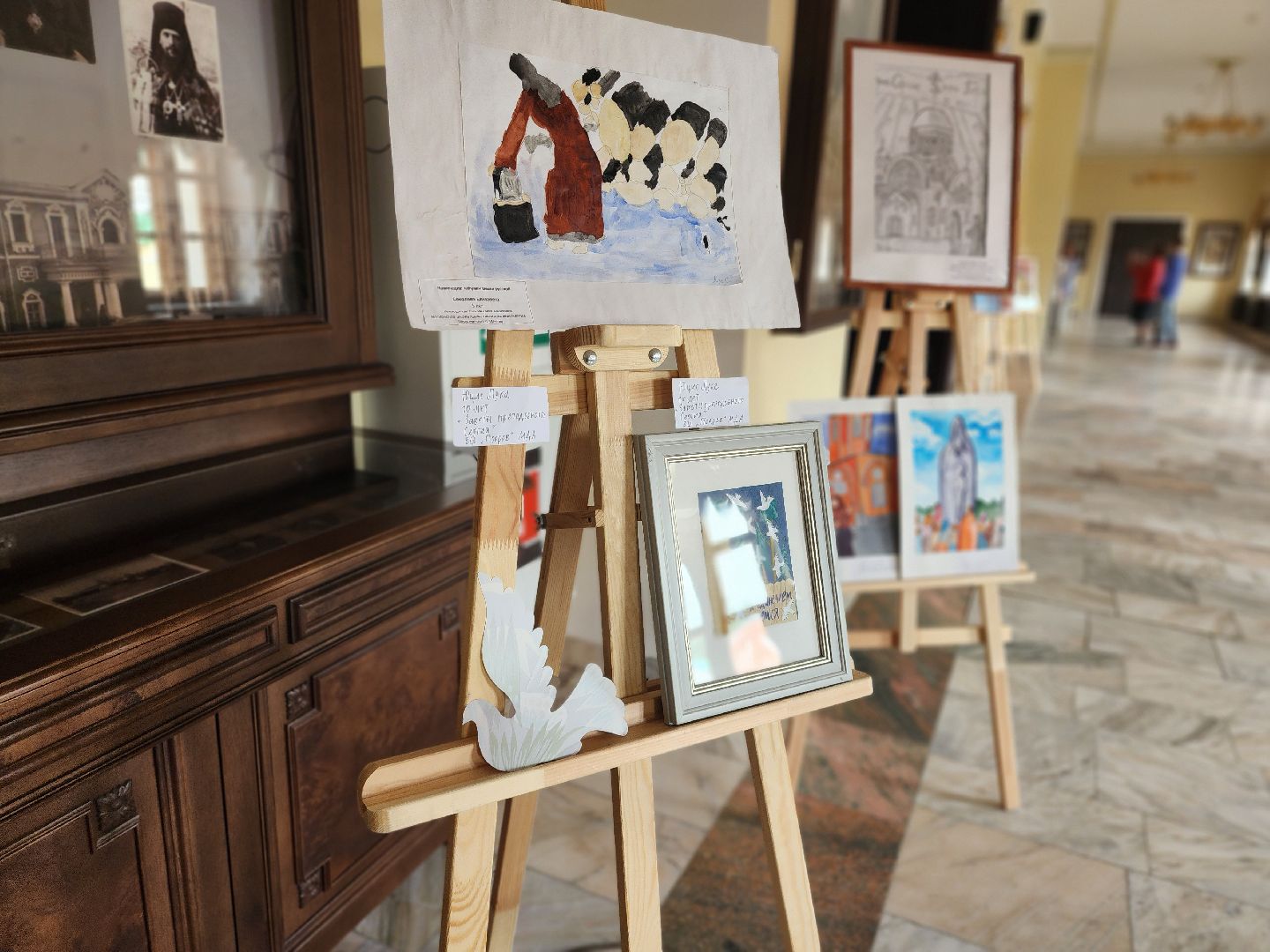 сергиев посад,  сергиево-посадский городской округ, московская духовная академия, выставка, воскресная школа, любовью и единением спасемся,