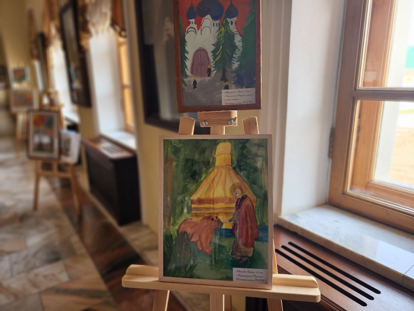 сергиев посад,  сергиево-посадский городской округ, московская духовная академия, выставка, воскресная школа, любовью и единением спасемся,