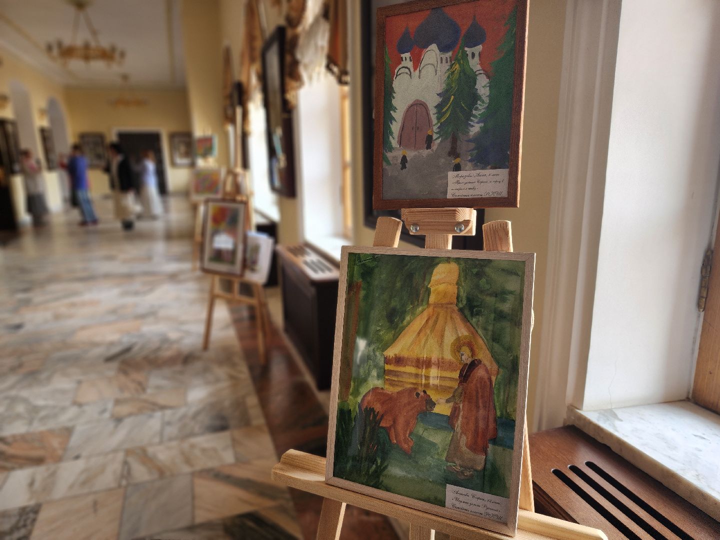 сергиев посад,  сергиево-посадский городской округ, московская духовная академия, выставка, воскресная школа, любовью и единением спасемся,