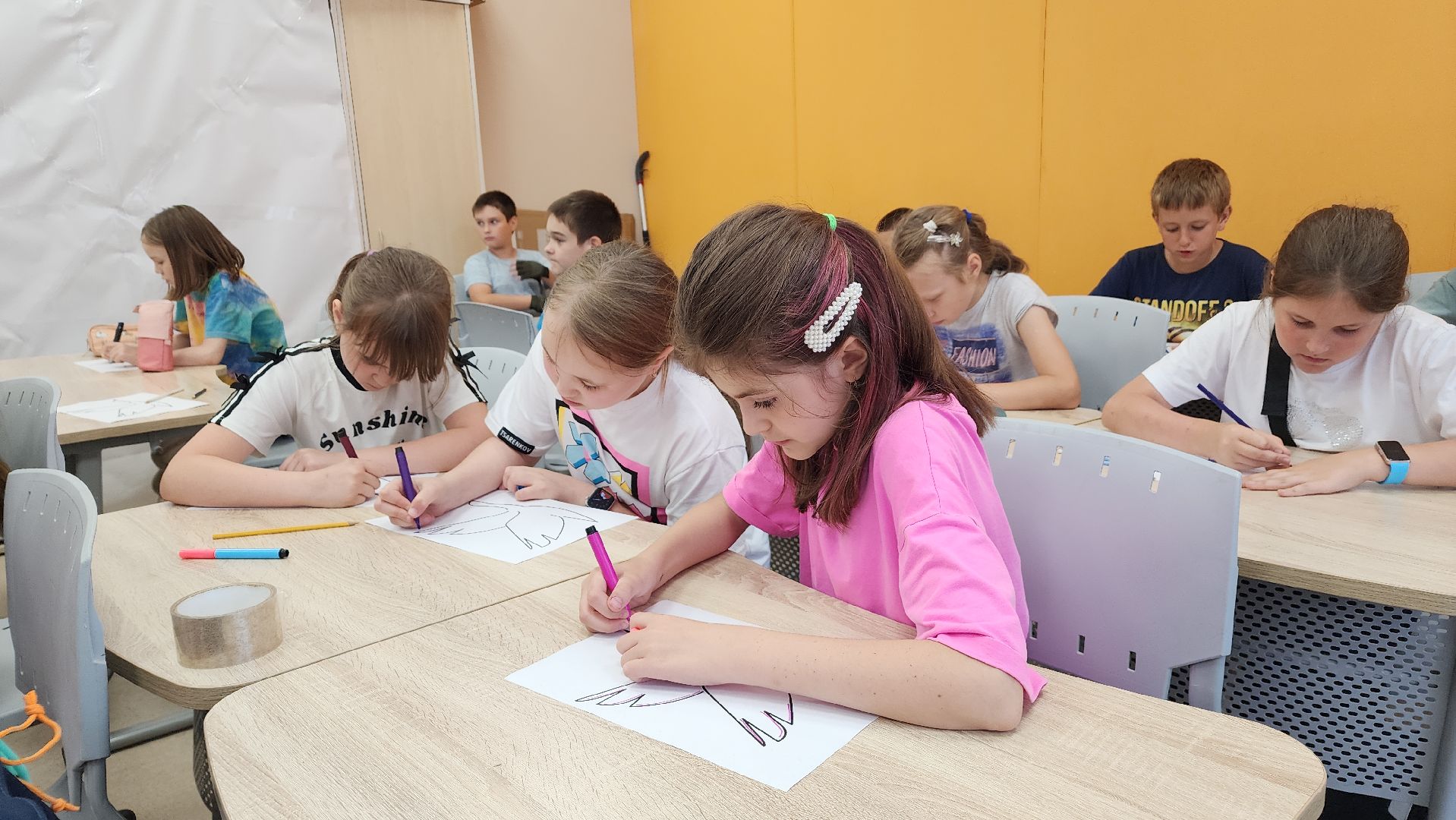 день памяти и скорби, журавли, дети, лагерь, школьный лагерь, лосино-петровский,