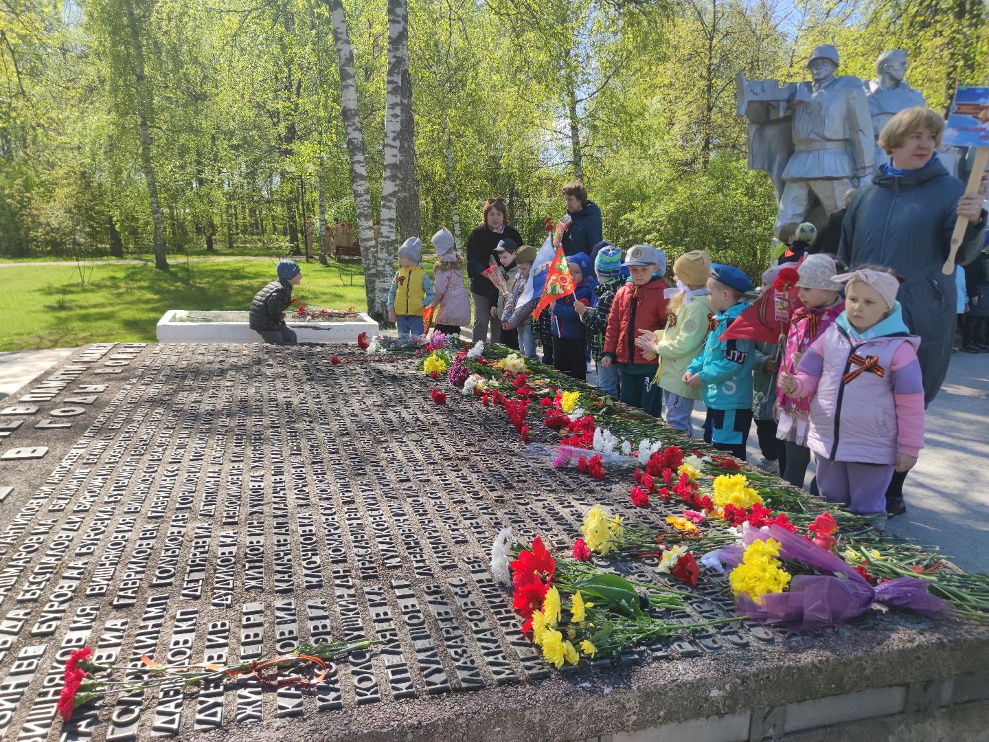 Вахта памяти, Дубна, мемориал, дети